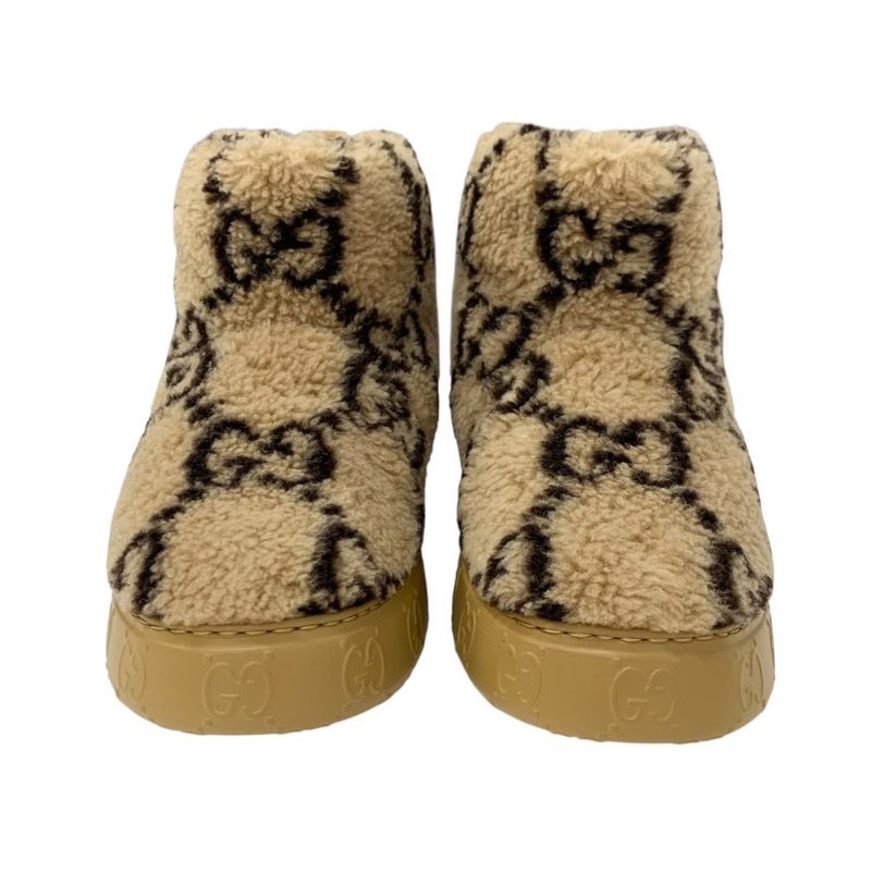 gucci ムートン ボア付き ブーツ avi 極美品✨GUCCI ムートン