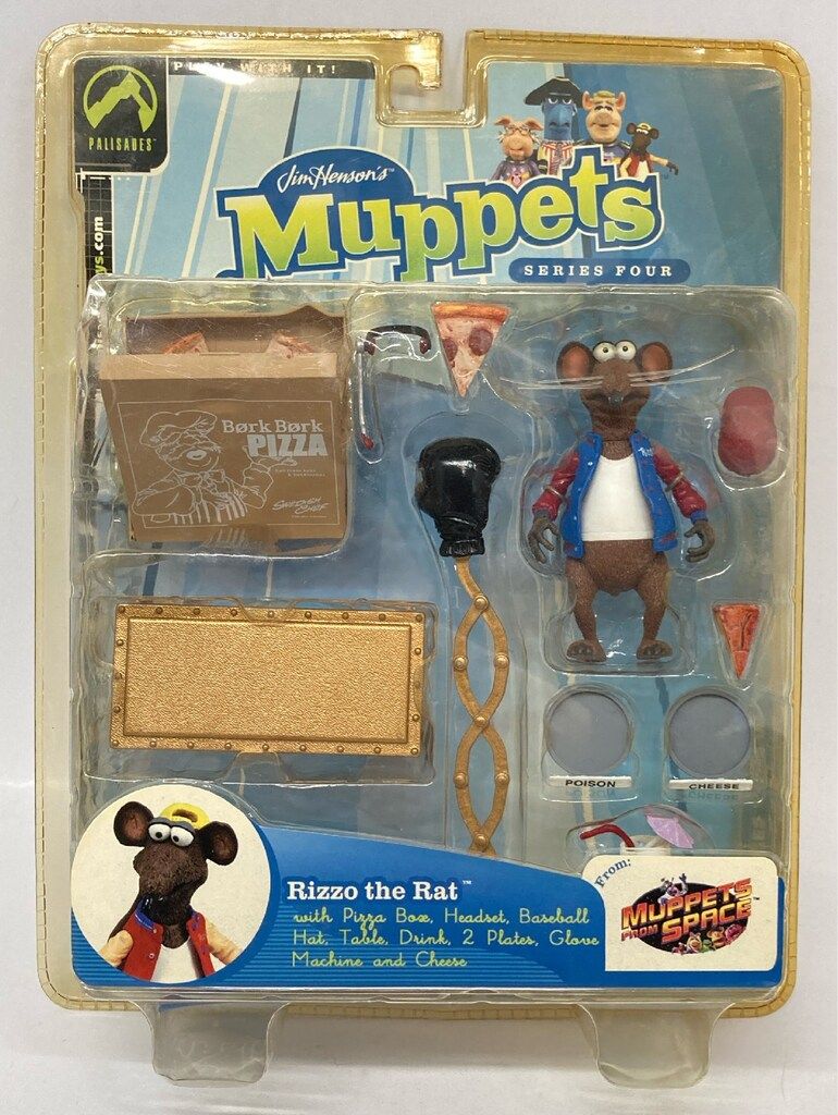 PALISADES TOYS SERIES FOUR MUPPETS FROM SPACE RIZZO THE RAT