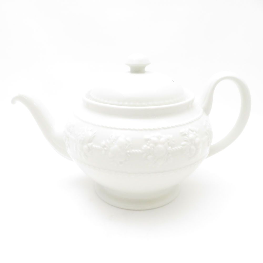 WEDGWOOD ウェッジウッド フェスティビティ アイボリー ティーポット 茶器 SC8931H2