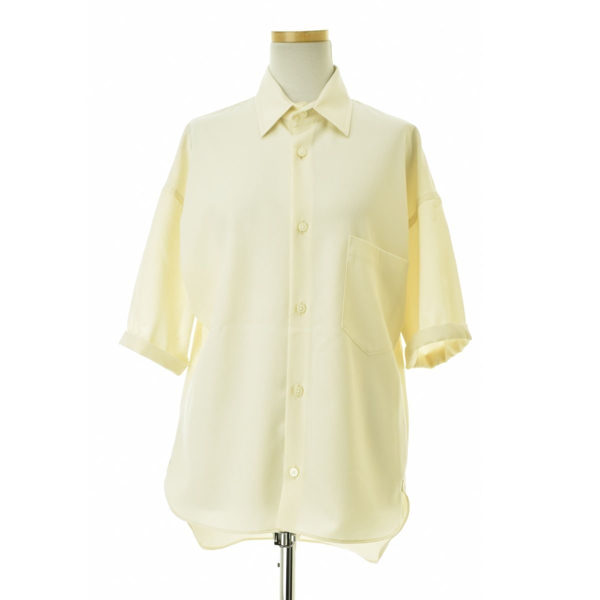 MADISONBLUE】25SS MB251-5001 J.BRADLEY SHIRT ウールギャバジン半袖  