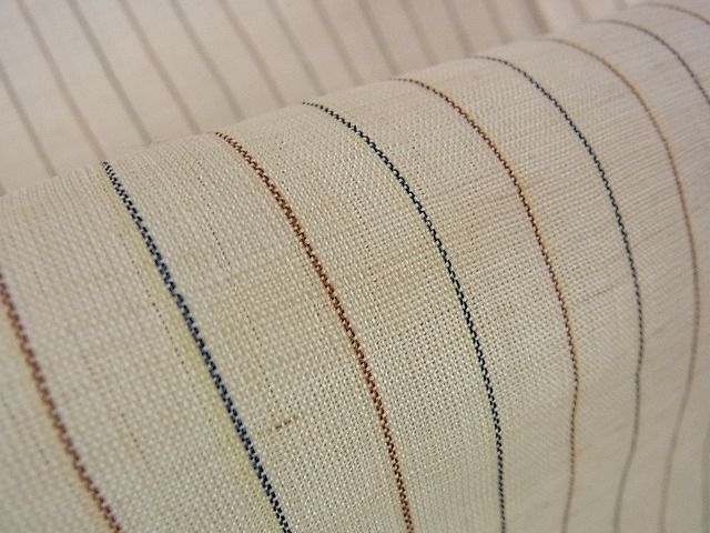 平和屋本店□希少 夏物 沖縄県無形文化財指定 本場八重山上布 麻