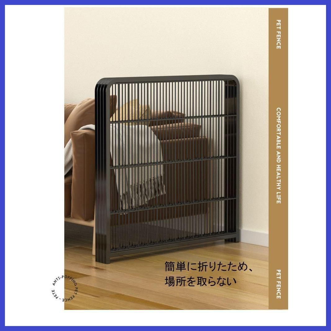 置くだけ 柵 自立 屋外 ケージ 室内 セットドア付 6枚 ドア付き 簡単