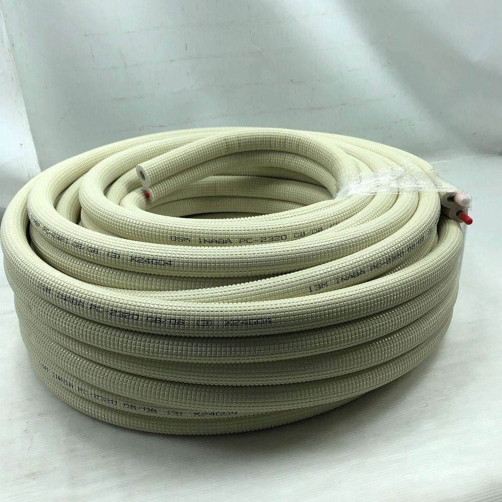 INABA DENKO 工具 電材 ペアコイル ♥品 S 2分3分×20m PC-2320 ホワイト