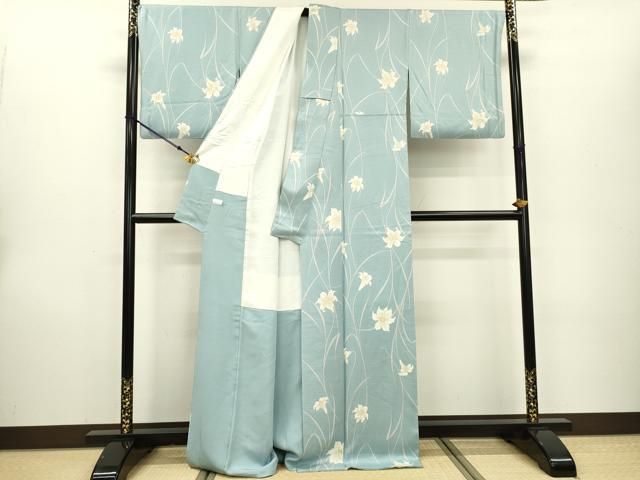 平和屋着物○華道家 假屋崎省吾プロデュース きものの世界 小紋 舞花文