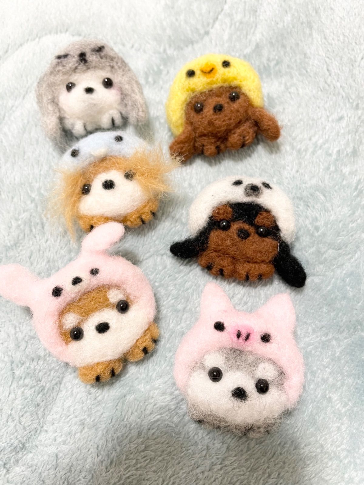 着ぐるみわんちゃんのブローチ　ヨークシャテリア