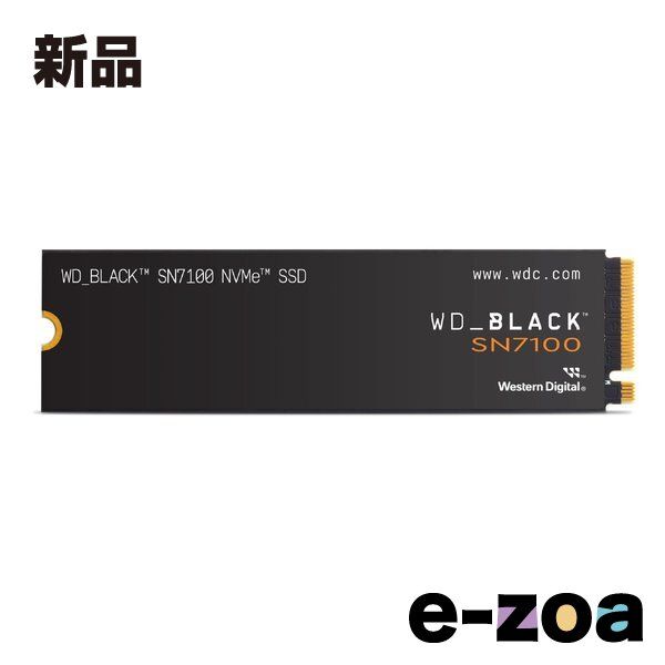 Western Digital ウエスタンデジタル 内蔵SSD WD_BLACK SN7100シリーズ M.2 2280 PCIe Gen 4.0 NVMe SSD 1TB WDS100T4X0E 2644154