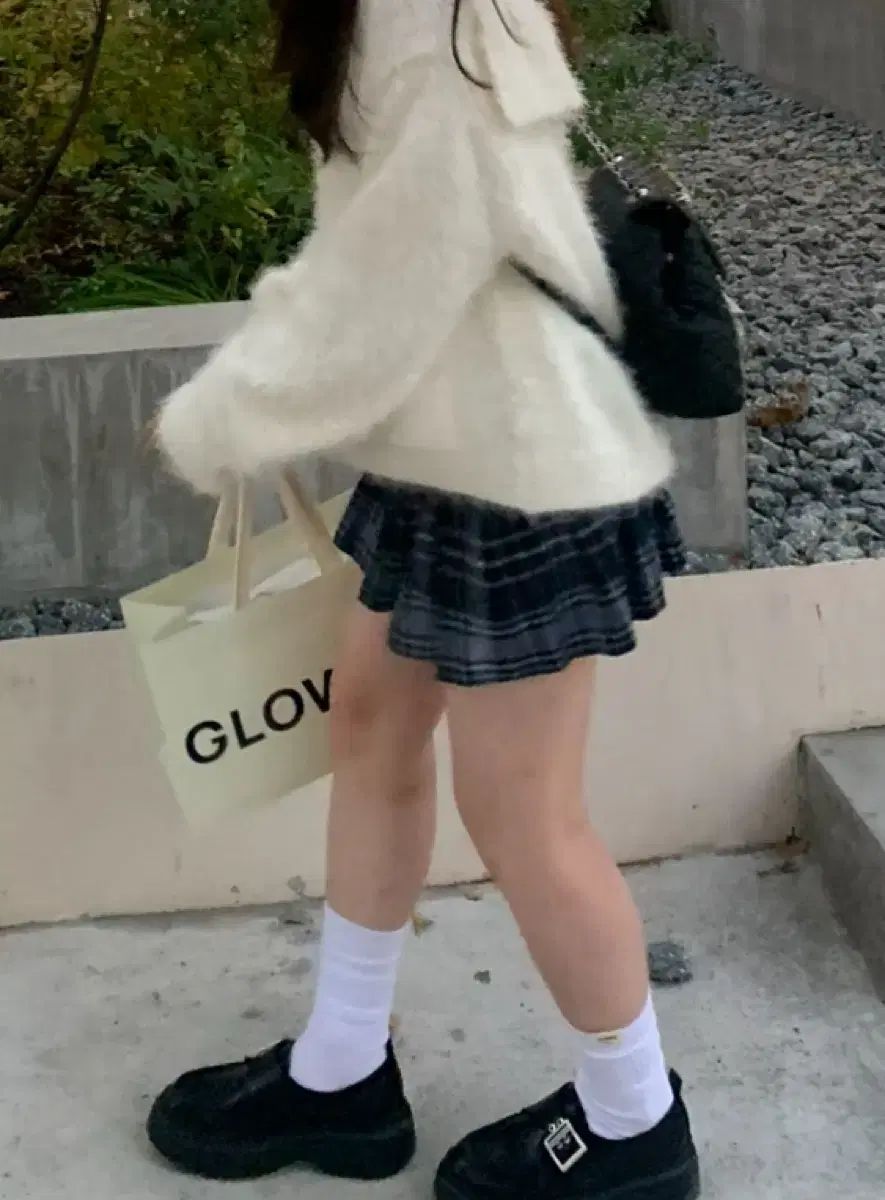 GLOWNY グロウニー ジェンマ チェック柄スカート S M