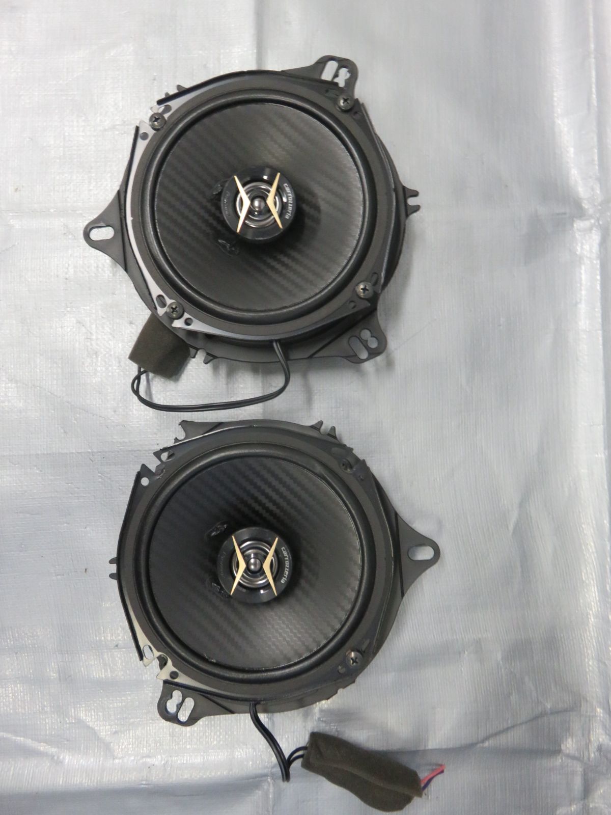 STD4393 作動ok カロッツェリア TS-F1740S 17センチ17cm コアキシャル オーディオ スピーカー 2個 セット 160W Pioneer
