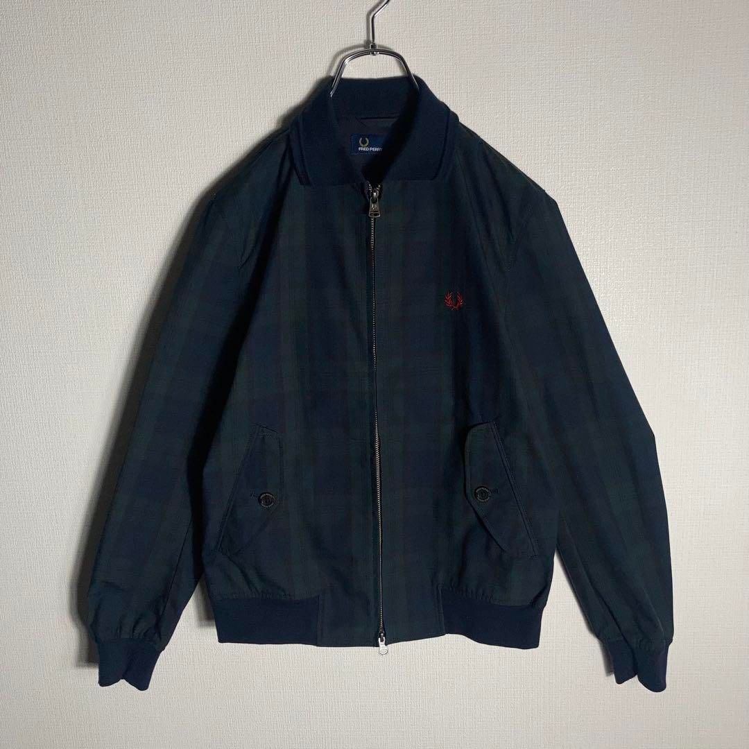【美品】FREDPERRY スイングトップ 刺繍ロゴ チェック柄 XS 美品】FREDPERRY スイングトップ 刺繍ロゴ チェック柄 XS - メルカリ