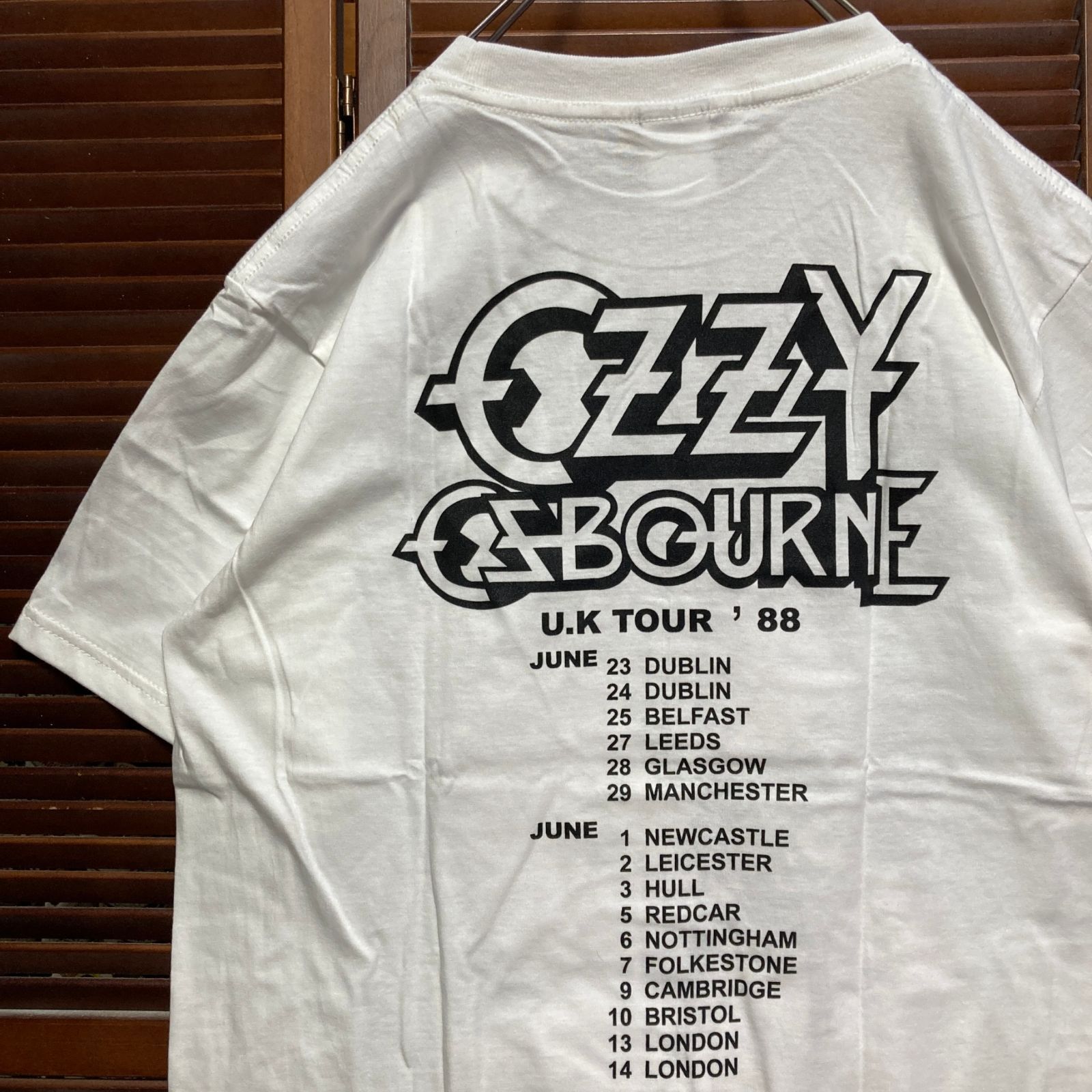 ビンテージ80's90's Ozzy Osbourne Tシャツ ホワイト Amazon.com: Ozzy Osbourne Unisex Tee: Blizzard of Ozz '80