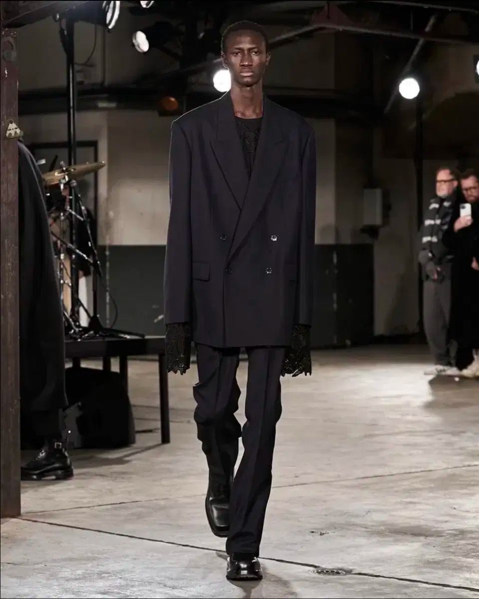 ドリスバンノッテン ステッチオックスフォードシューズ40.5 オリジナルグランド スティッチライト ウィングチップ