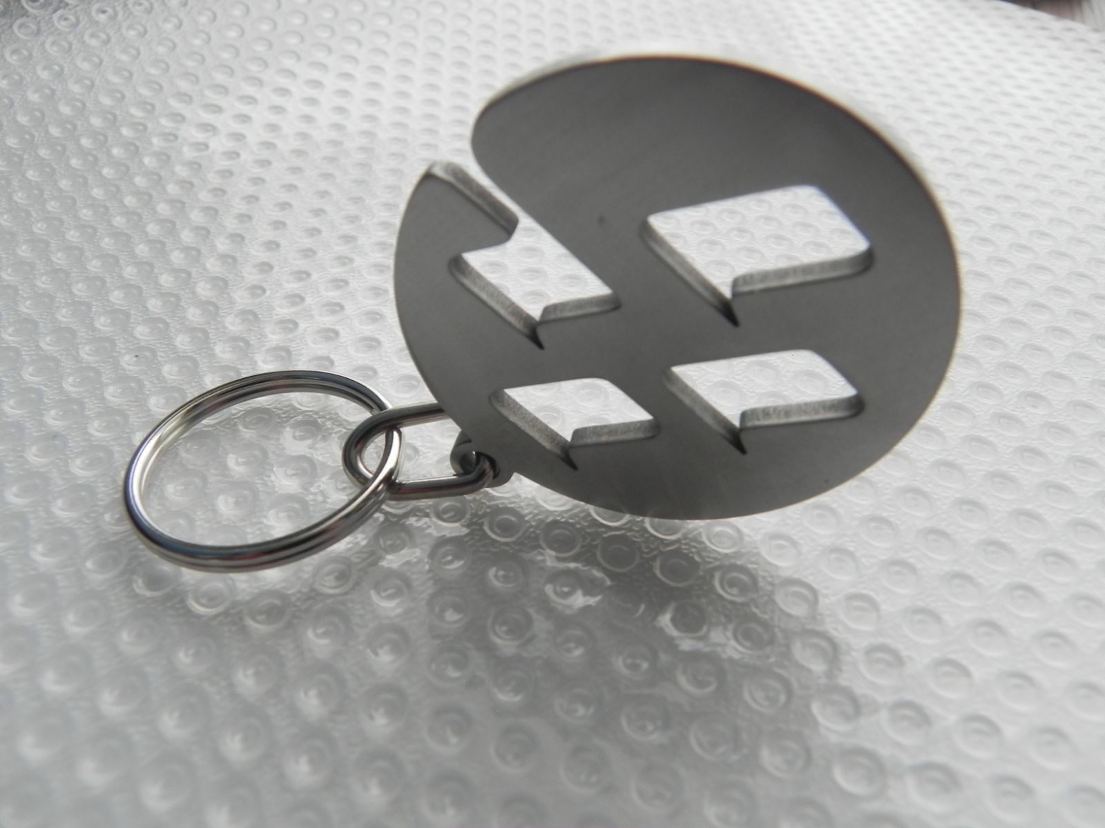 トヨタZN6 86 GT86 ステンレス 肉厚キーホルダー/ハチロク トレノ