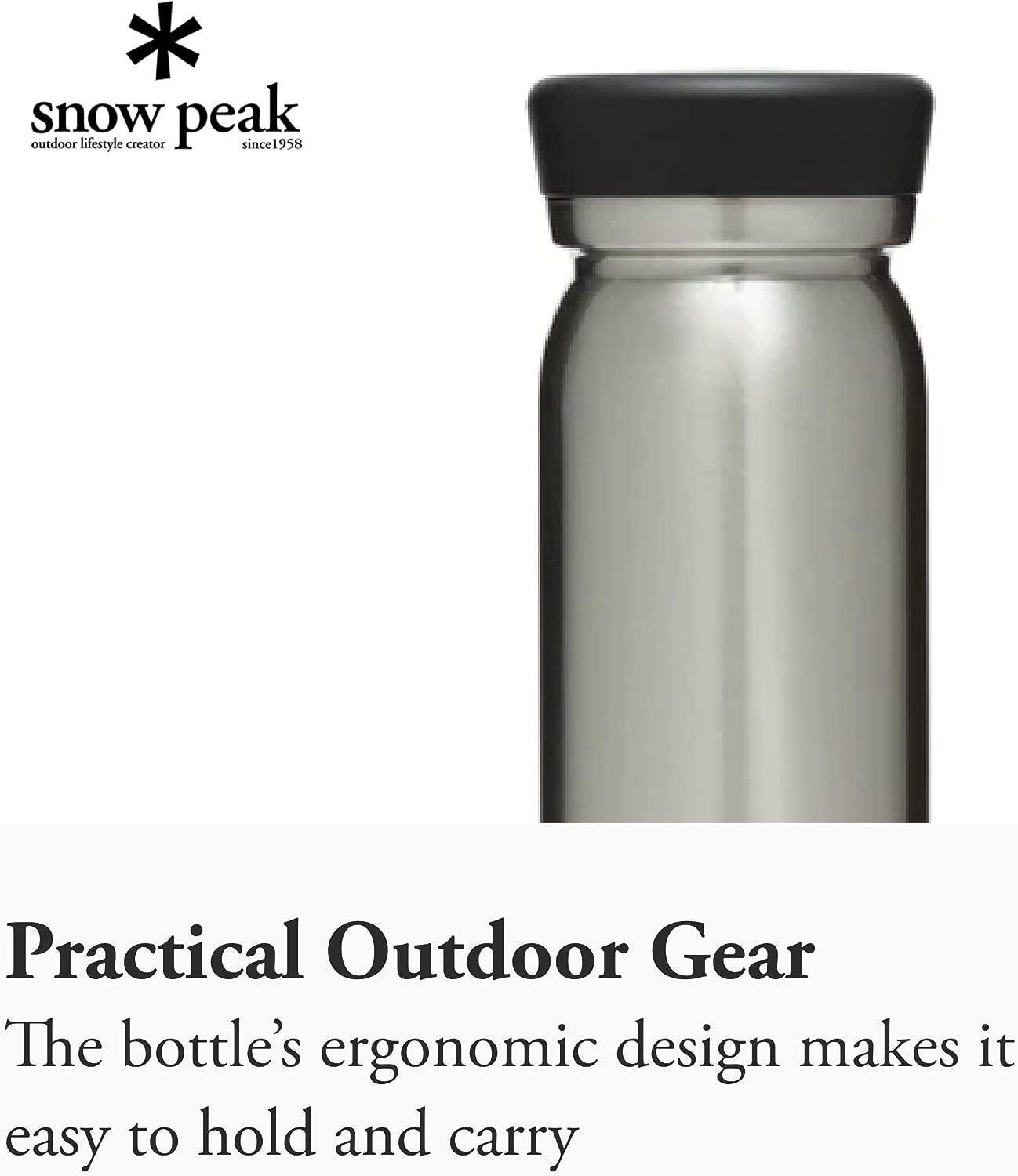 新品 スノーピーク snow peak ステンレス真空ボトルタイプM500クリア わくわくショップ メルカリ