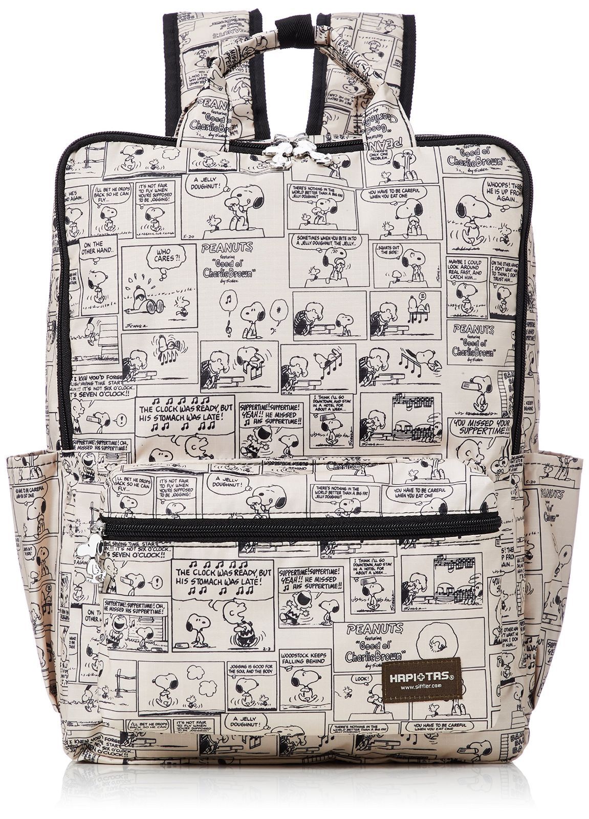 リュック スヌーピー リュックサック [ハピタス] ハンドル付き キャリーオン可能 20L SNOOPY HAP0103 HAP0103-PN
