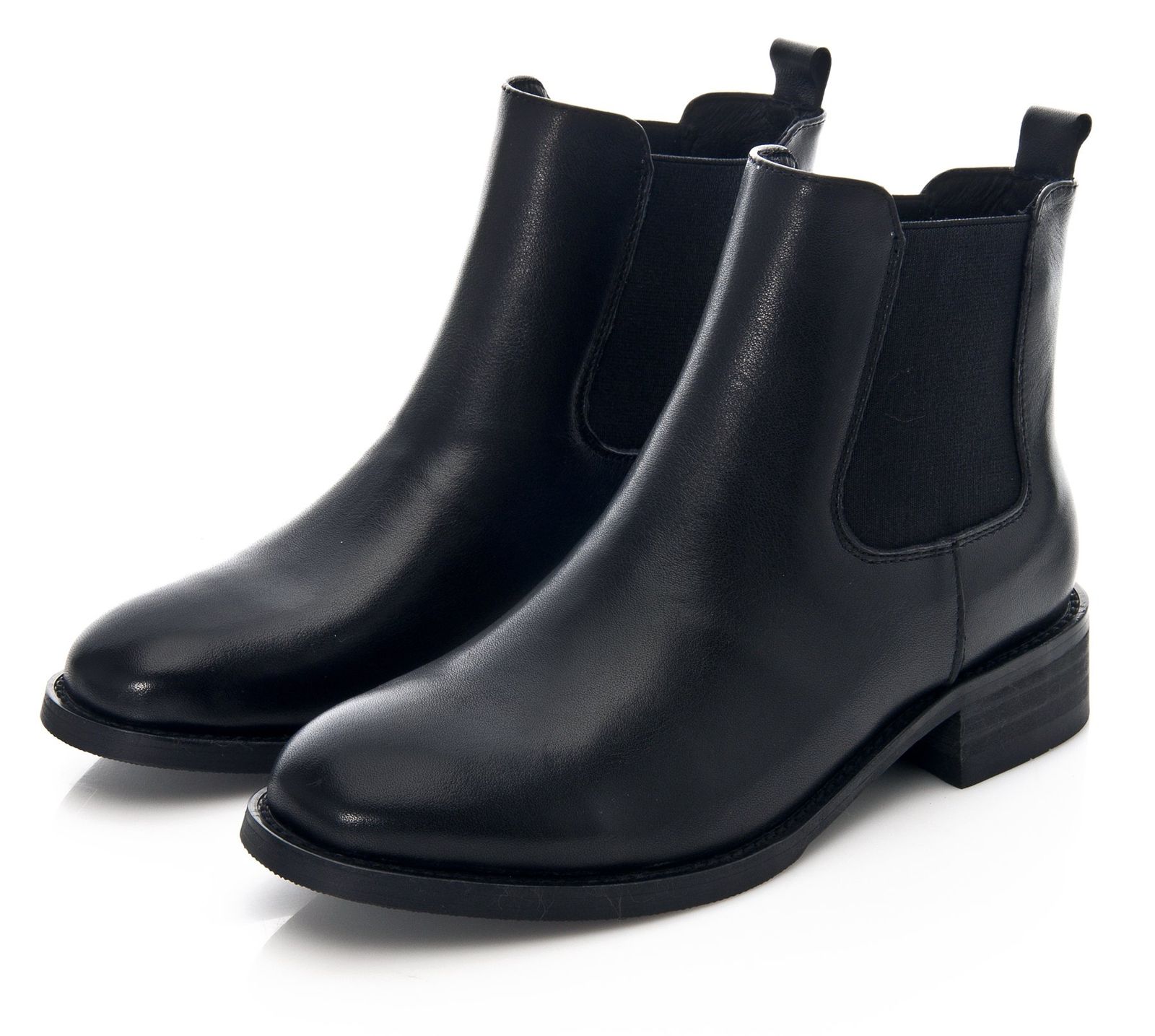 Uroi ショートブーツ 本革 レディース サイドゴア レインブーツ チェルシーブーツ アンクルブーツ フラット 梅雨 雨靴 防水 通勤 カジュアル オフィス フォーマル 就活 ブラック