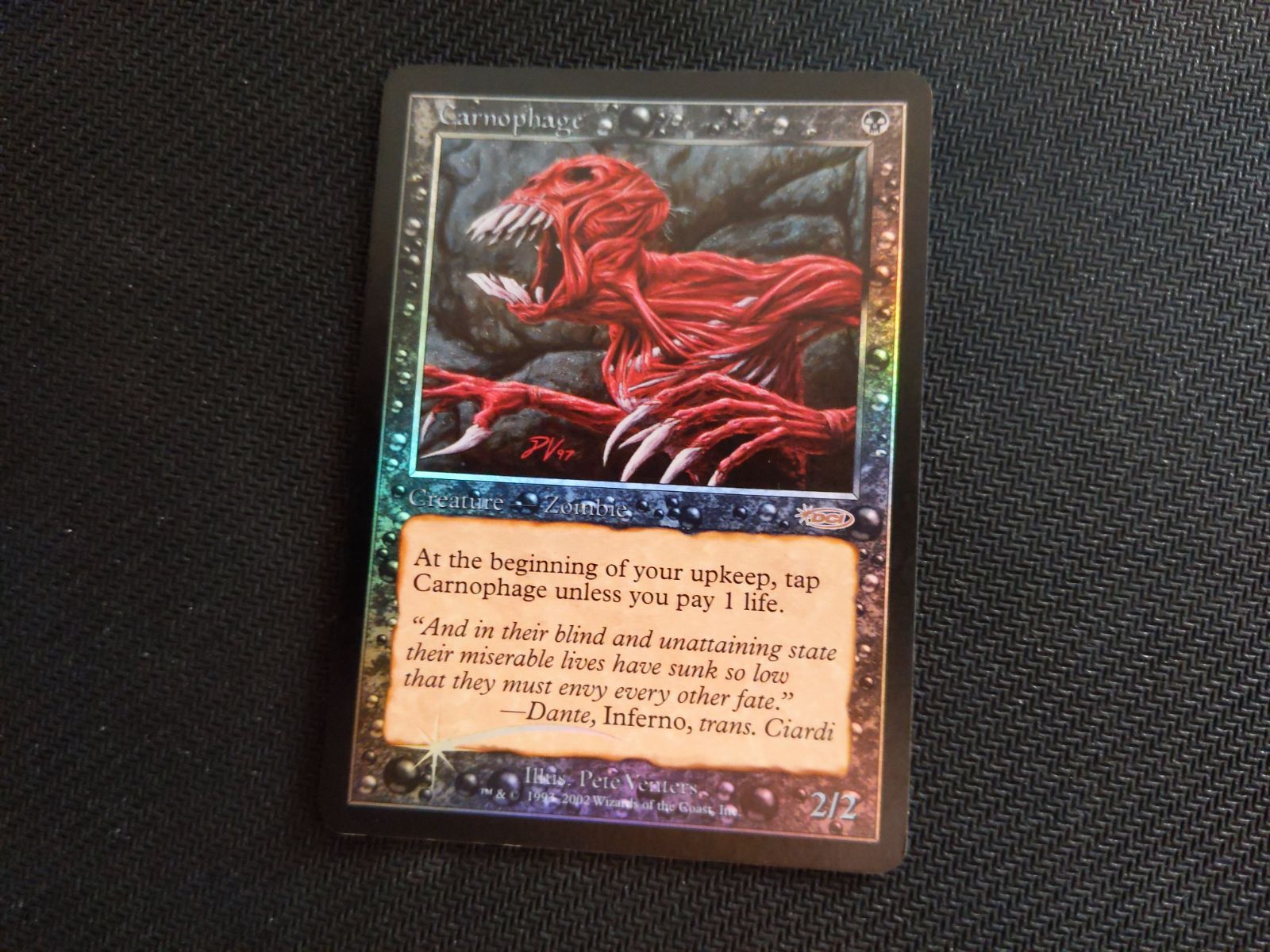 MTG カーノファージ ジャッジ褒賞 FOIL プロモ Amazon.co.jp: MTG カーノファージ Carnophage foil : おもちゃ