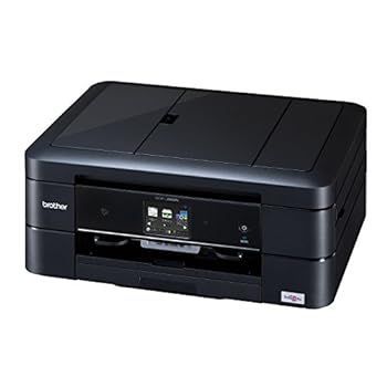 【中古】brother A4インクジェット複合機 PRIVIO DCP-J968N-B ブラック (両面印刷/ADF/レーベル印刷/有線・無線LAN対応)