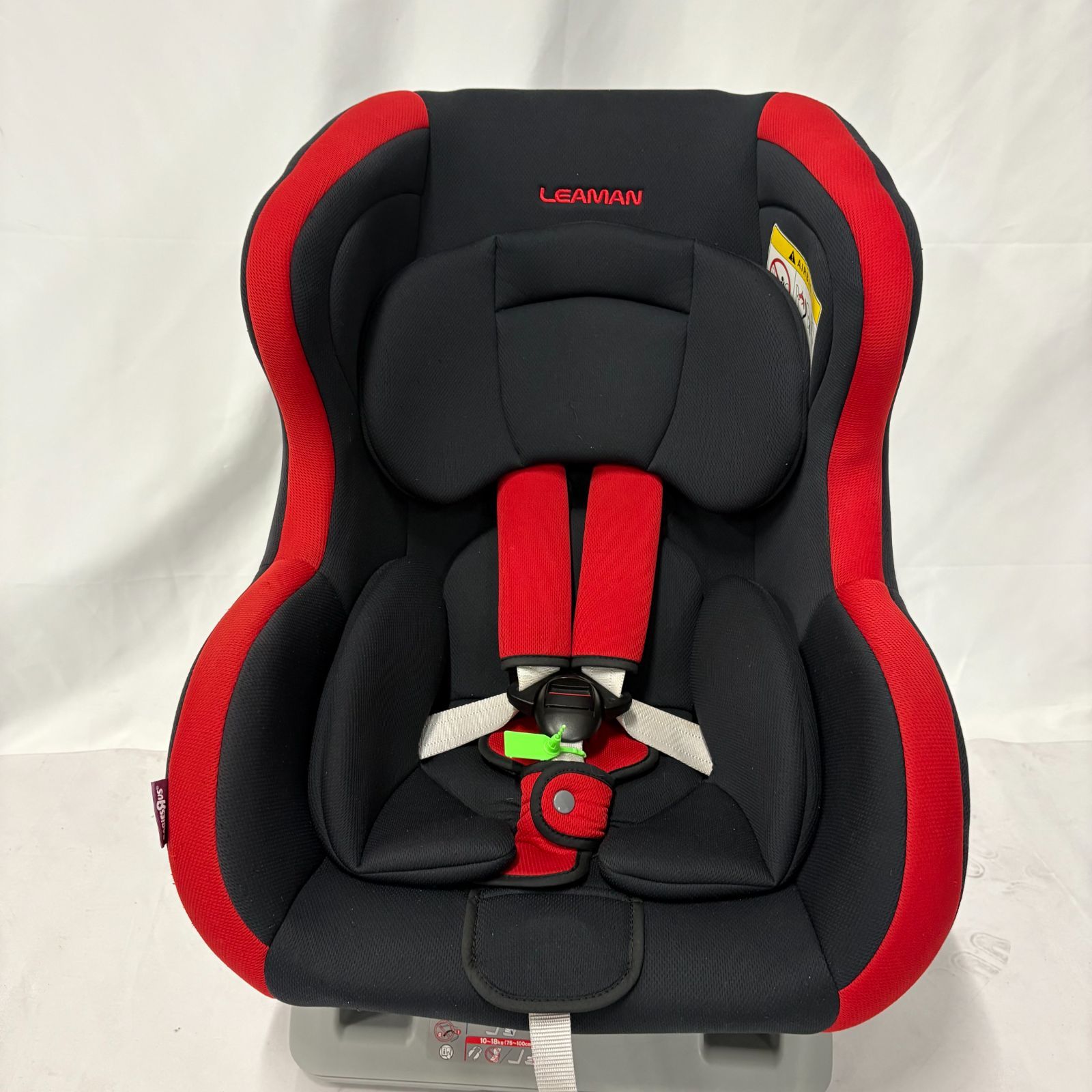 美品 人気カラー LEAMAN Neddy LYF-375 チャイルドシート レッド