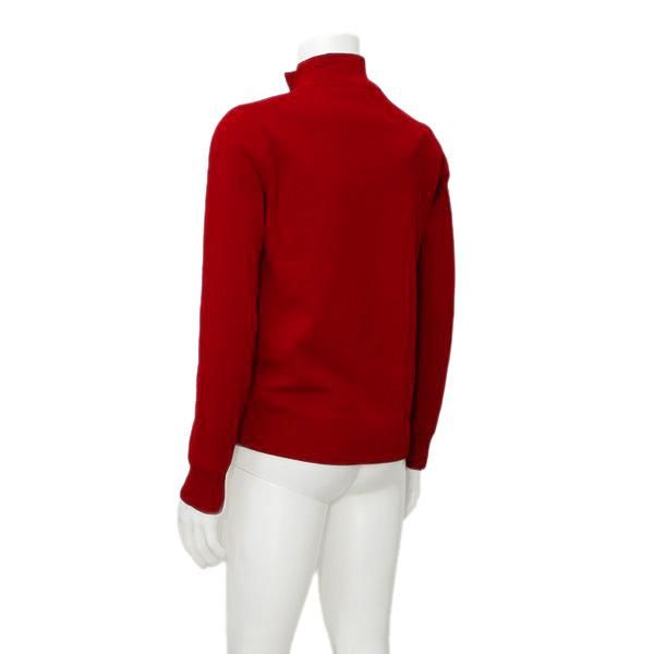 ウール ハーフジップセーター