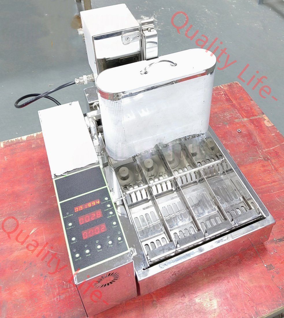電気 業務用ドーナツ製造機 ドーナツフライヤー 4列自動ドーナツメーカー 厚さ調節 単相 100V