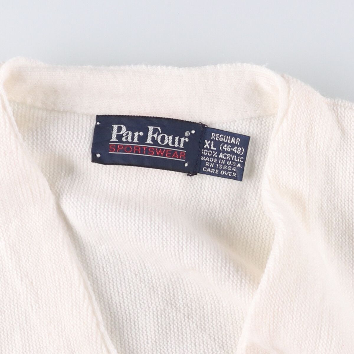 USA製 Par Four 古着 アクリルニットカーディガン FOUR PAR 80~90年代 