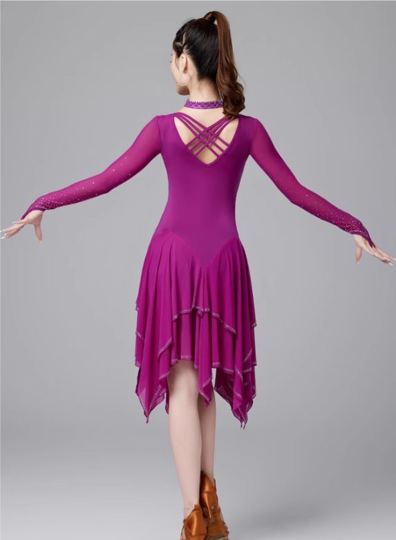 ラテン競技 発表会ドレス