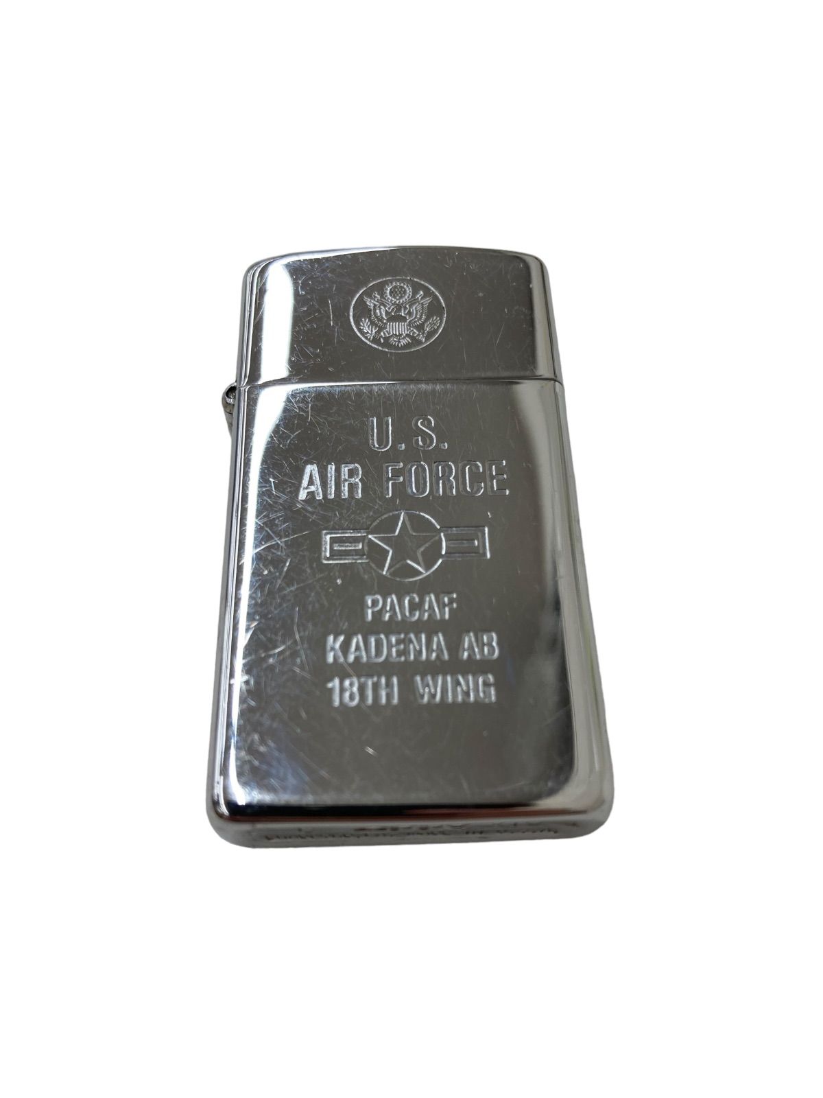 ZIPPO ジッポー U.S. AIR FORCE PACAF KADENA AB 18TH WING 1998年 ☆動作未確認☆ - メルカリ