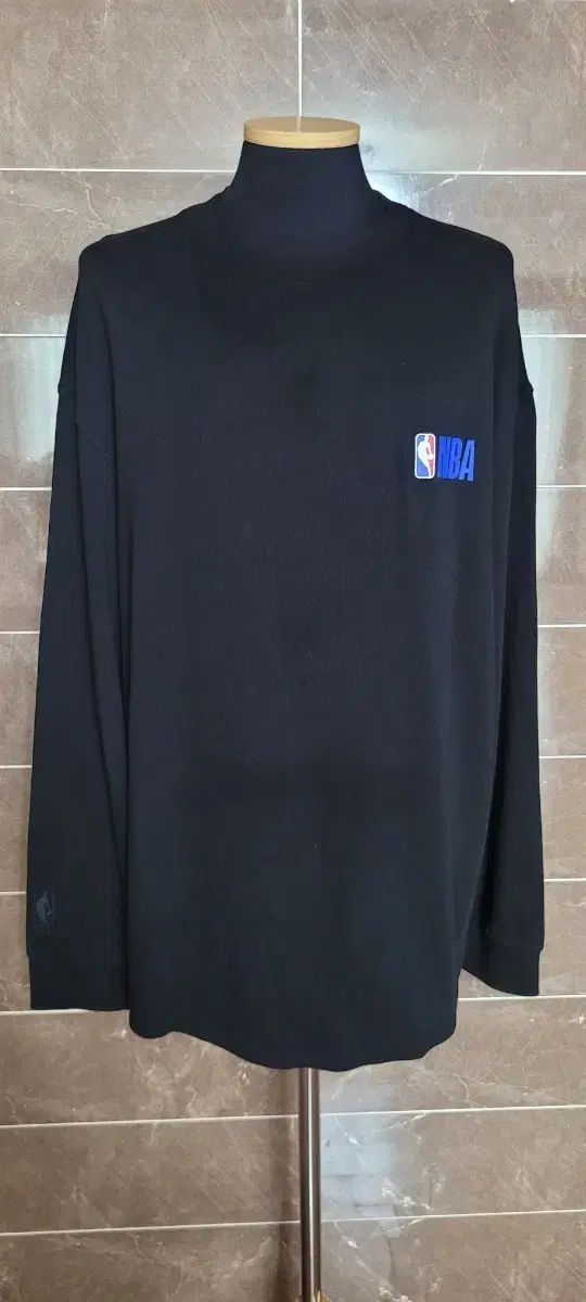 メンズ 2xl ー 3xl サイズ NBA 明るい 黒 ロングスリーブ (春秋用)