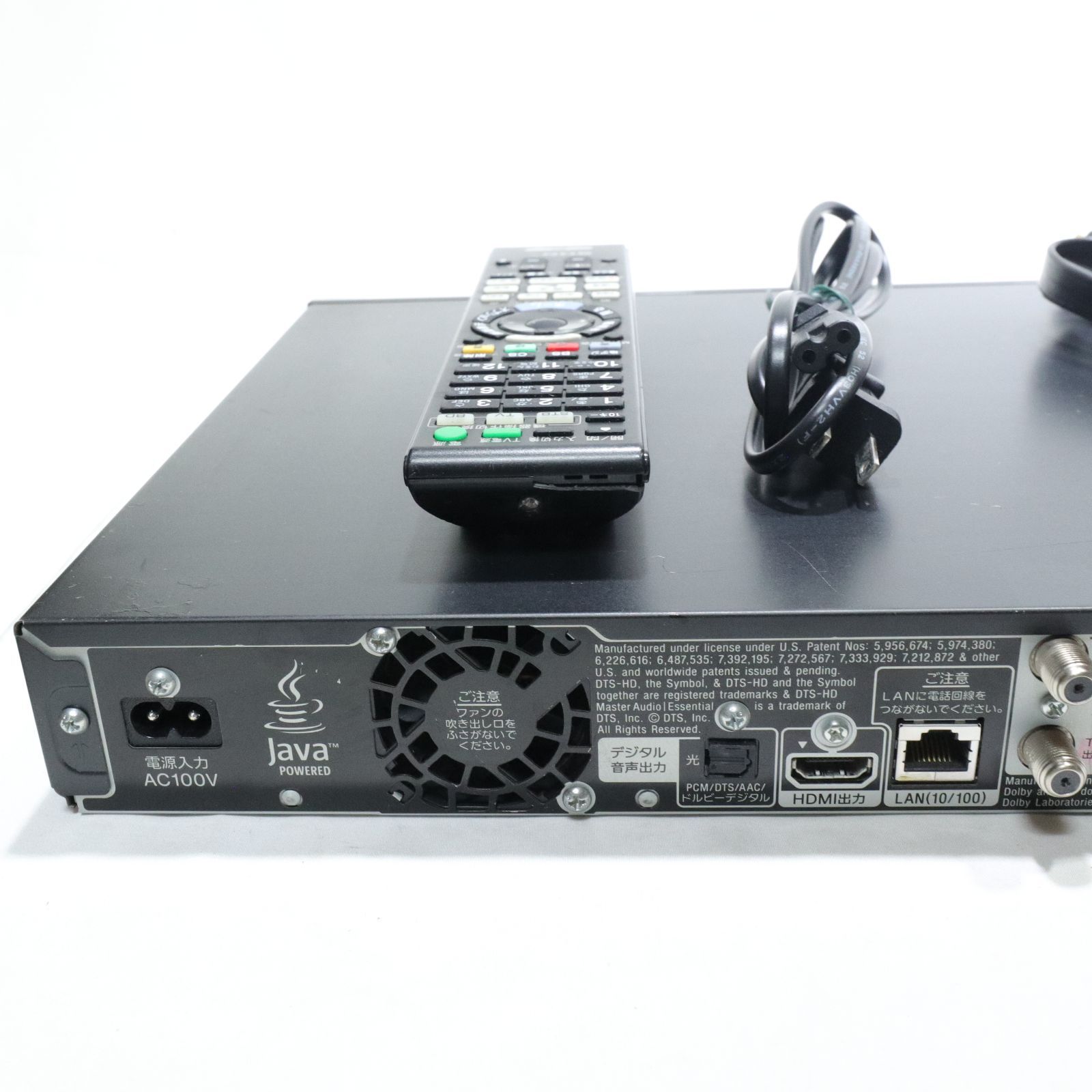♪♪動作確認済 2番組同時録画 ソニー SONY HDD搭載ブルーレイ SONY BDZ-