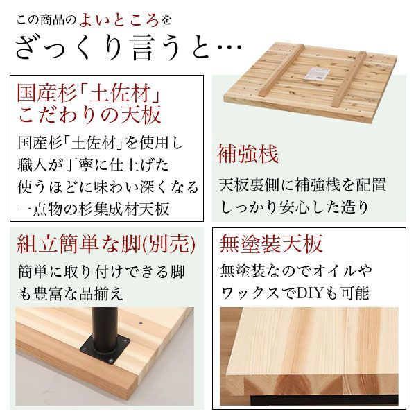 DIY テーブル天板