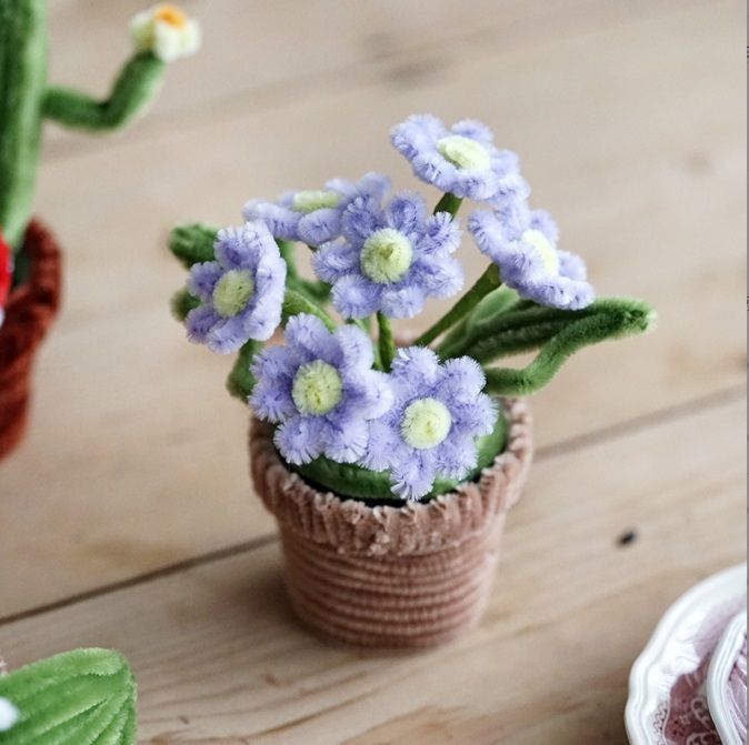 な　モールフラワー　ハンドメイド モールクラフト モールフラワー モール人形 DIY 手作り 花