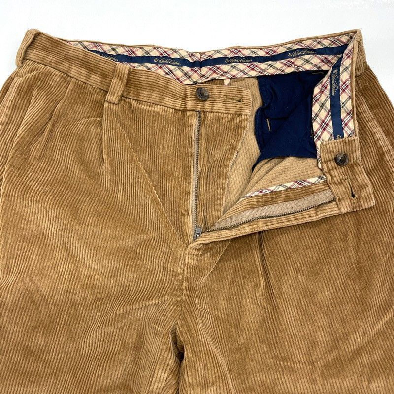 ブルックスブラザーズ古着コーデュロイパンツ太畝ブラウンW34/L34 US古着 ブルックスブラザーズ BROOKS BROTHERS ELLIOT 太畝