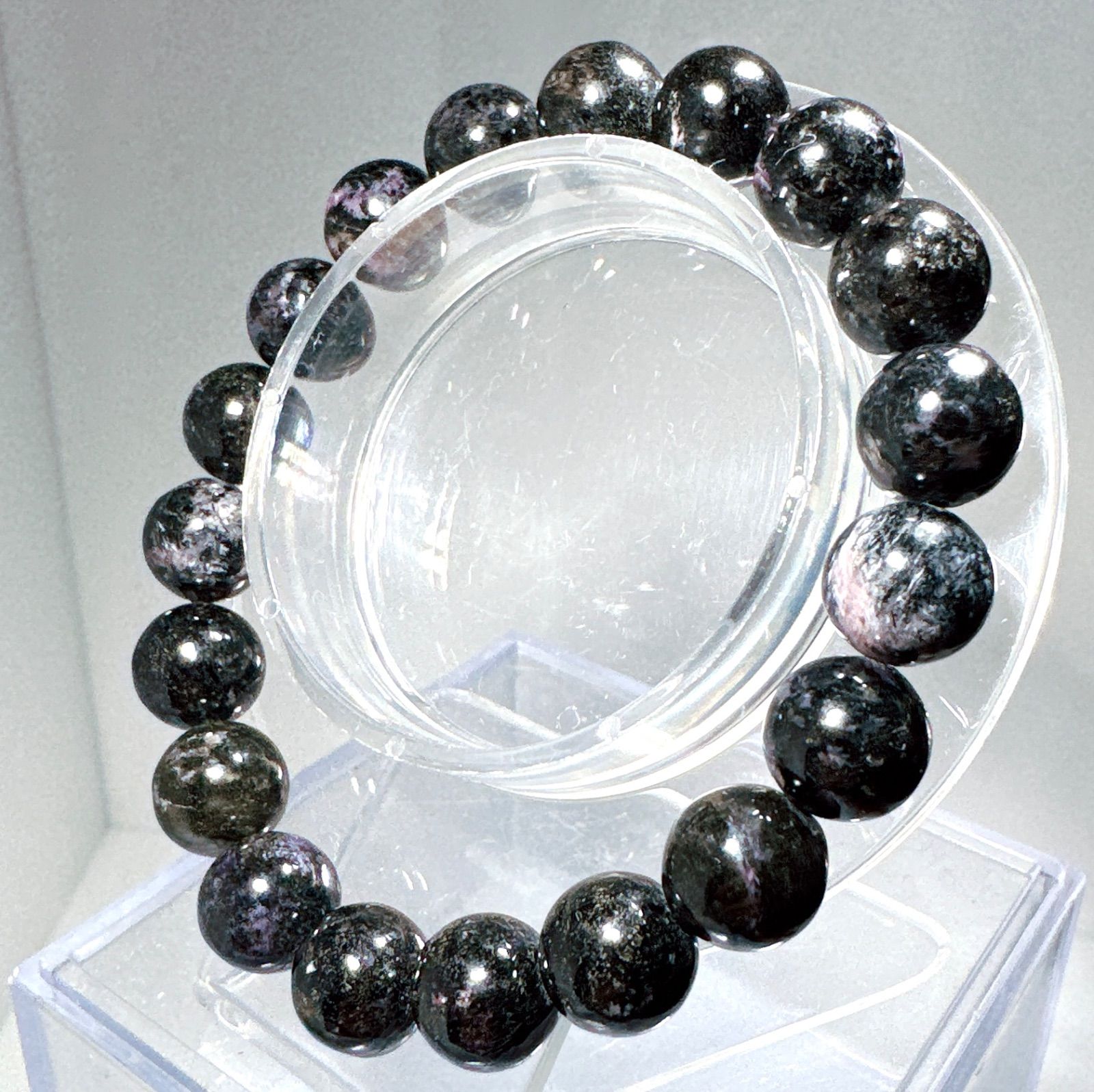 ブラックスギライトブレスレットNO25-2381