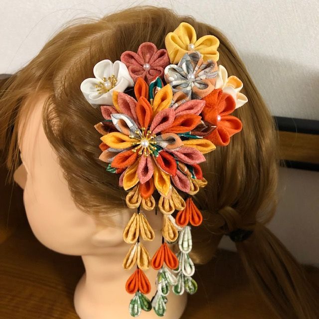 つまみ細工 髪飾り 手作りキット K-006 和装 袴 振袖 卒業式