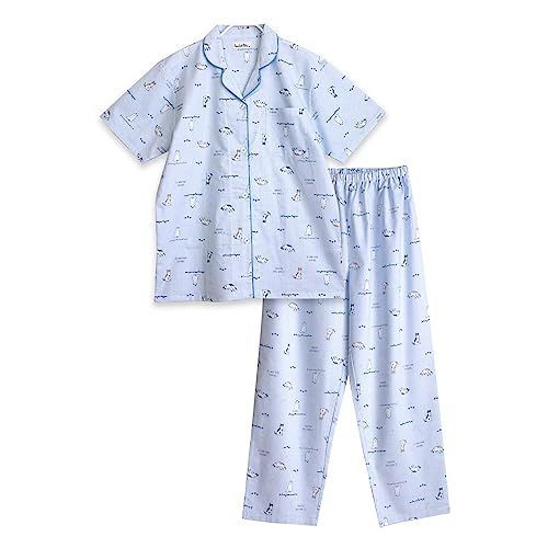 【POLO RALPH LAUREN】ブルー　パジャマ　M : レディースパジャマセット ソフトシルクサテンパジャマ