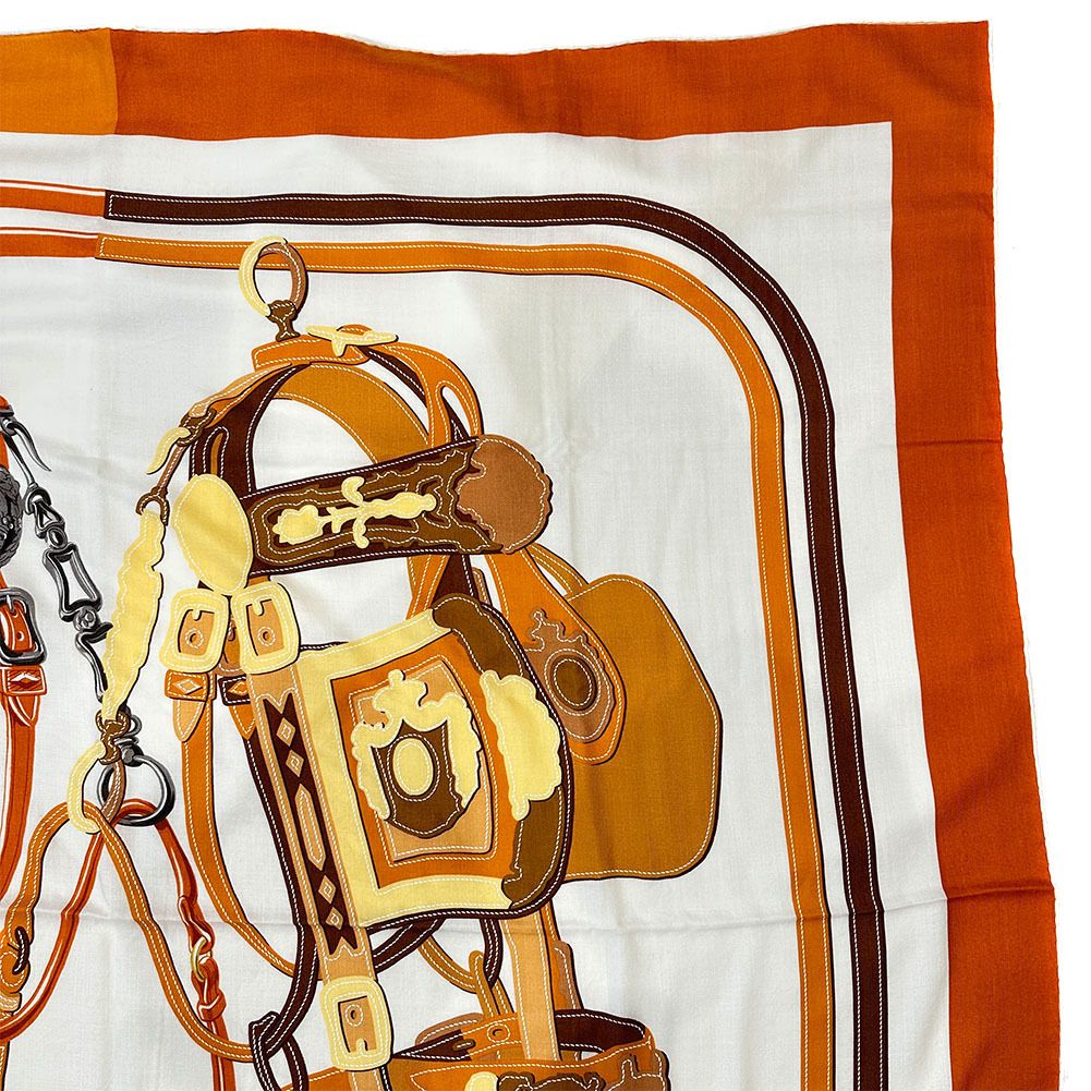 美品 エルメス カレジェアン スカーフ カシミヤxシルク 140x140cm 極美品 レア エルメス カレジェアン カシミヤシルク 大判