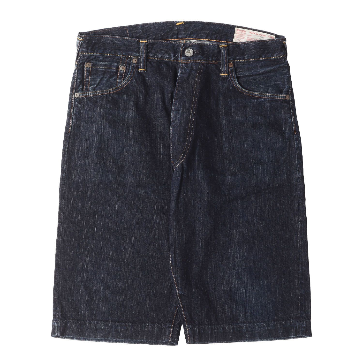 エヴィス LOT 7001 SIZE32 デニムショートパンツ　カモメ EVISU エヴィス 7001 戎 カモメ デニム ハーフパンツ サイズ32
