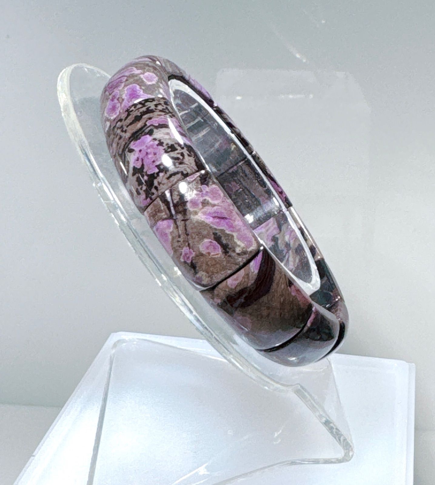 スギライトブレスレットピクチャースギライトブレスレット杉石ブレスNO25-577