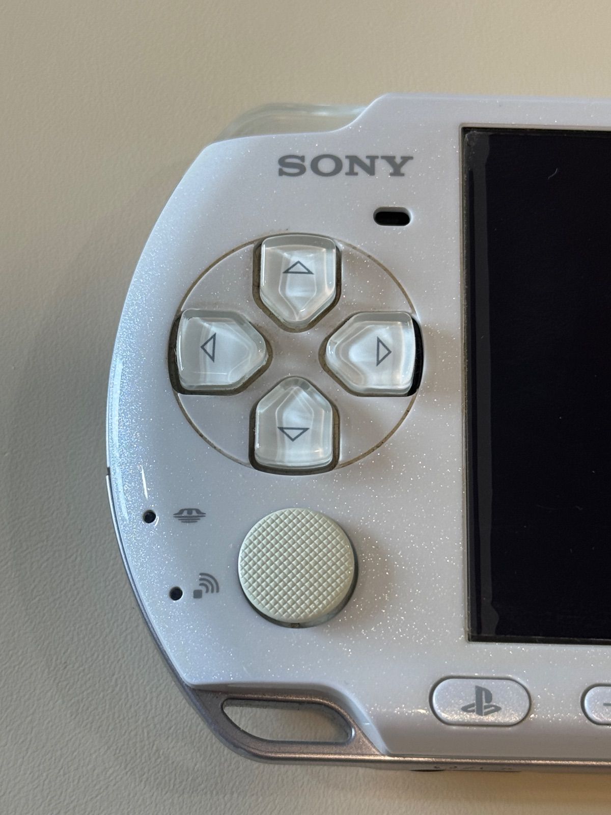 SONY PSP-3000 ホワイト 本体のみ バッテリー 充電器なし メモリースティック付き UP786_INFO