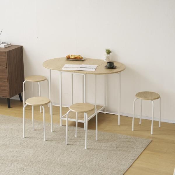 食卓テーブル折りたたみテーブル 伸長