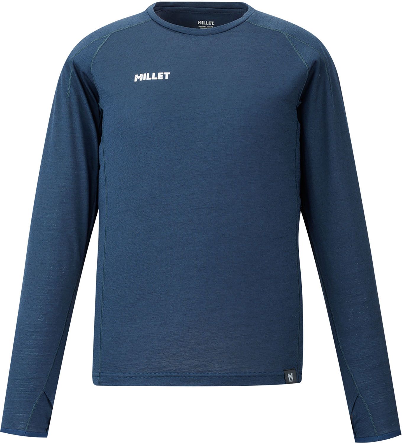 ミレー MILLET アウトドア UBIC WOOL CREW LS W ベースレイヤー ロングスリーブ 長袖 トレッキング 速乾 耐久性 保温 調湿 防臭性 ウール混紡素材 登山 ハイキング MIV03216 N7317 SAPHIR USTAUSTRALIA_COM_AU