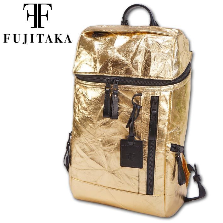 フジタカ FT by FUJITAKA レザー リュック ホーク メンズ ゴールド 日本製 定価85,800円 デイパック 牛革 金運 エコーレザー  本革 牛革 - メルカリ