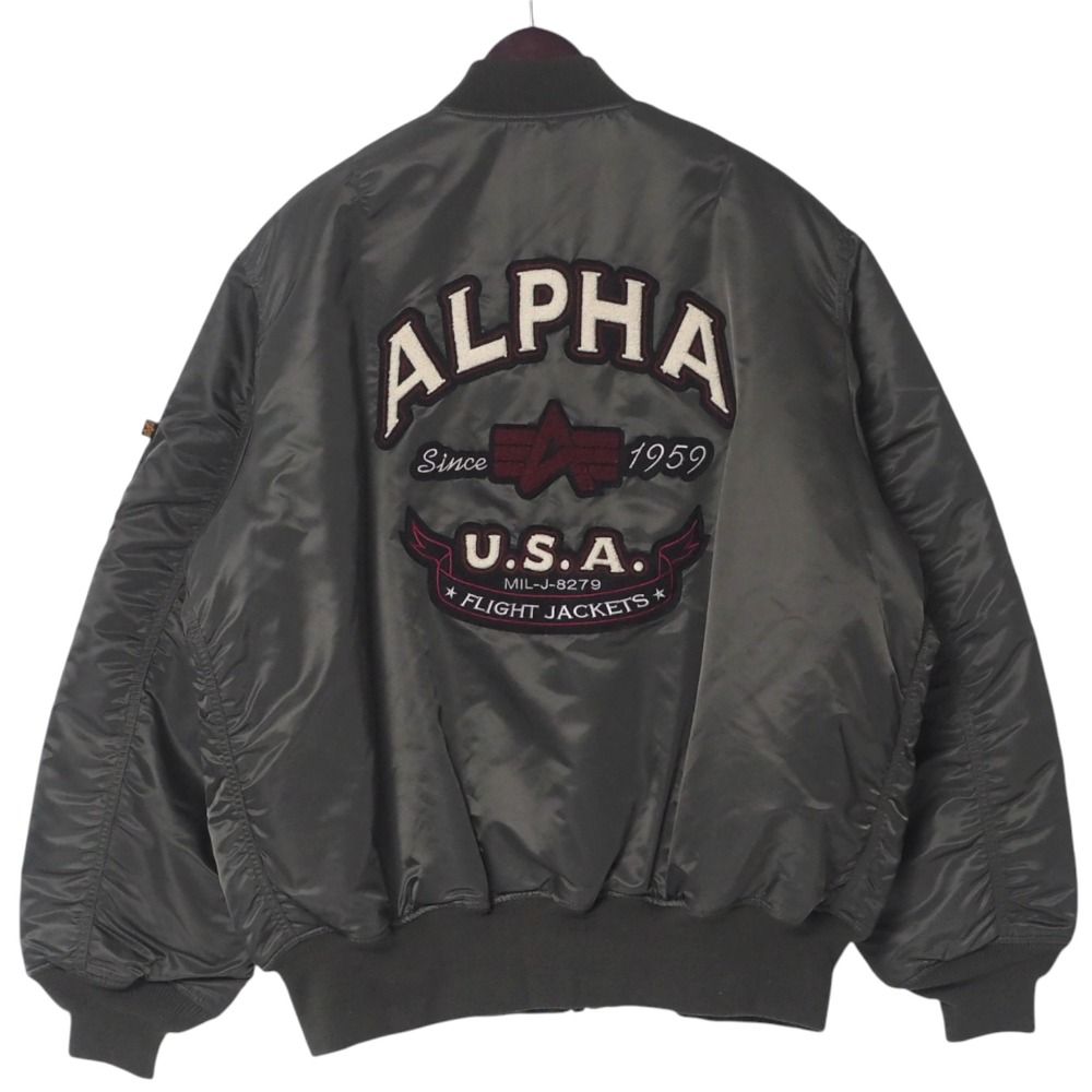 ALPHA アルファ ミリタリージャケット サイズ5L ブルゾン JAPANSPEC フライトジャケット リバーシブル 20250424|RA4362