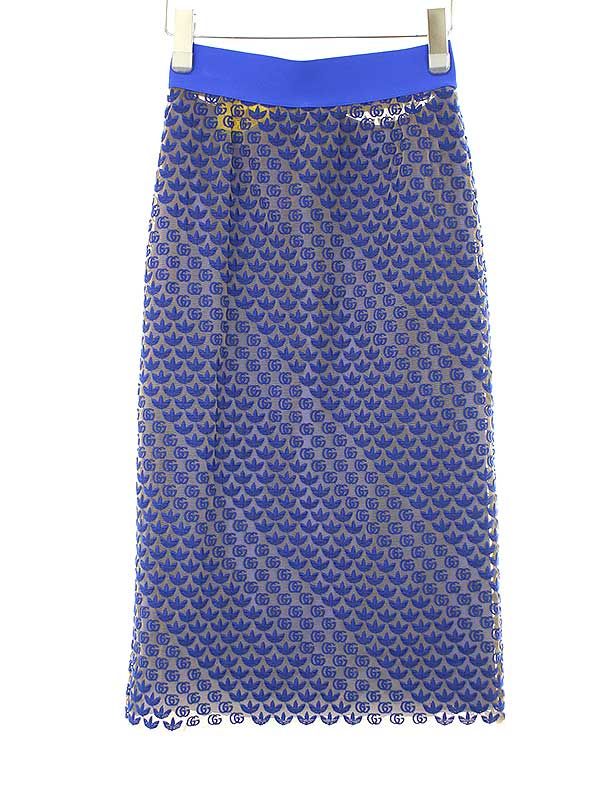 グッチ　スカート GUCCI×adidas グッチ×アディダス 22SS GGチュールスカート