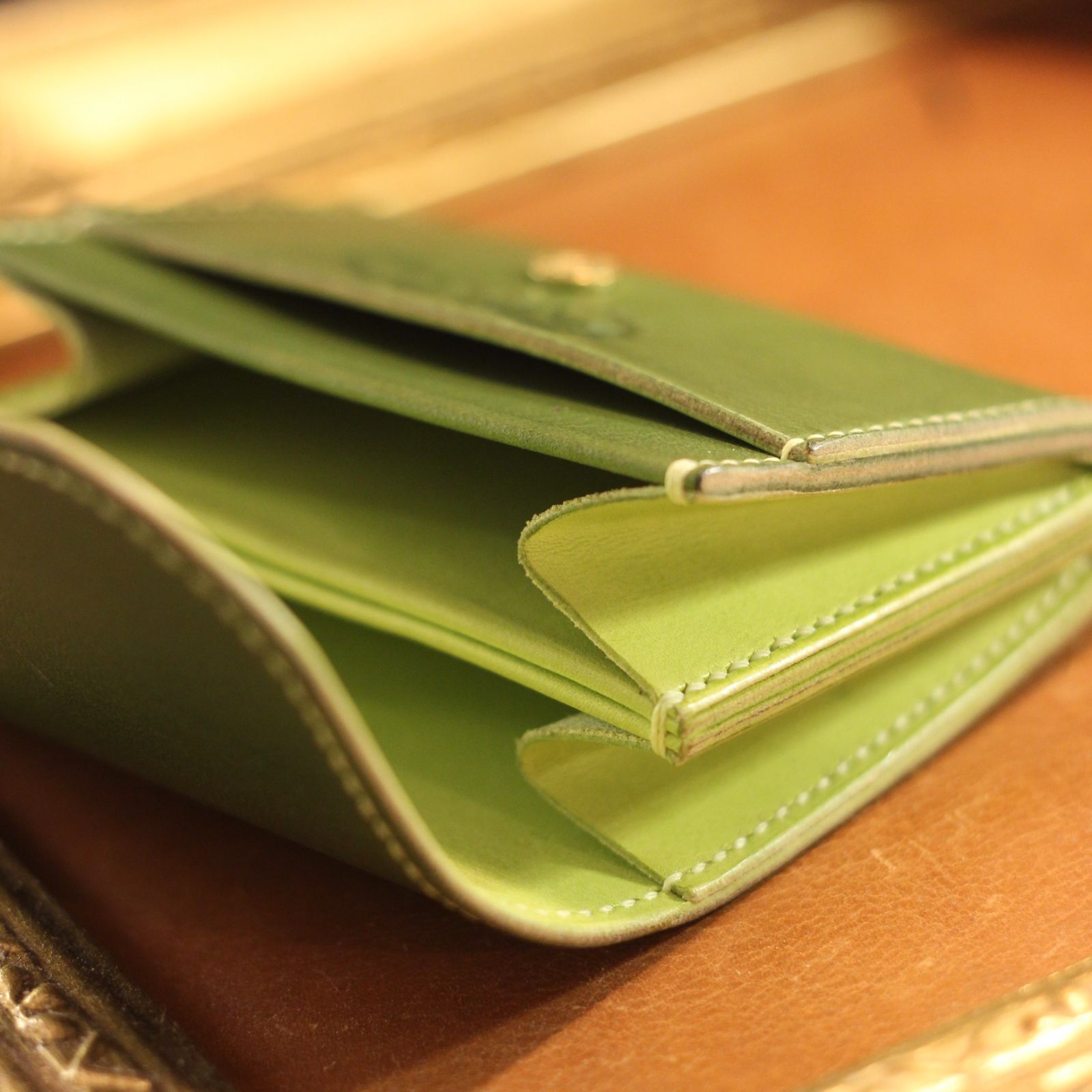 C&C WALLET : GROWTH GREEN / カードとコインがしまえるコンパクトな