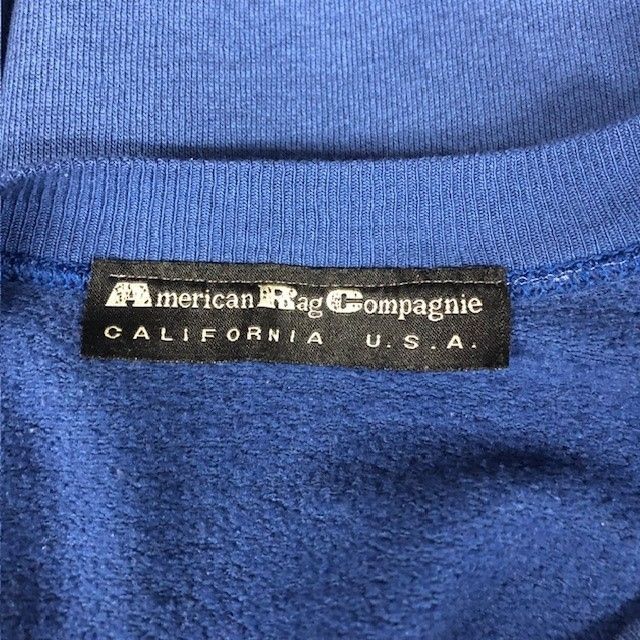 人気メーカー・ブランド 希少 American Rag Compagnie 初期 ラグラン プリントスウェット トップス