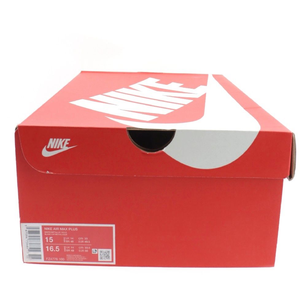 NIKE (ナイキ) AIR MAX PLUS PARIS SAINT GERMAIN FZ4776-100 エアーマックス プラス パリサンジェルマン ローカットスニーカー ホワイト/ネイビー US15/33cm