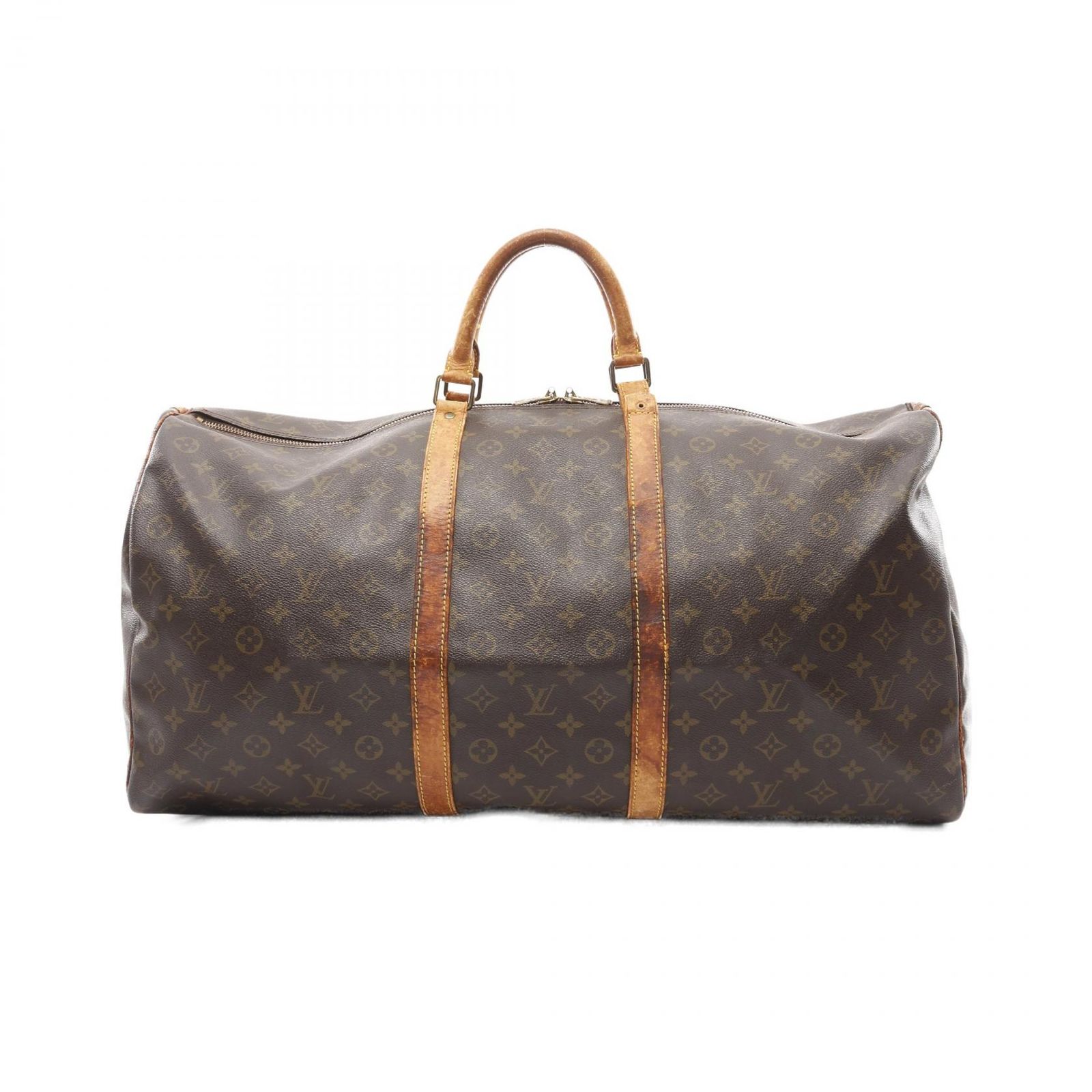 ルイ ヴィトン LOUIS VUITTON ボストンバッグ キーポル バンドリエール60 M41412 PVCコーティングキャンバス レザー キーポル バンドリエール60 ユニセックス Used C
