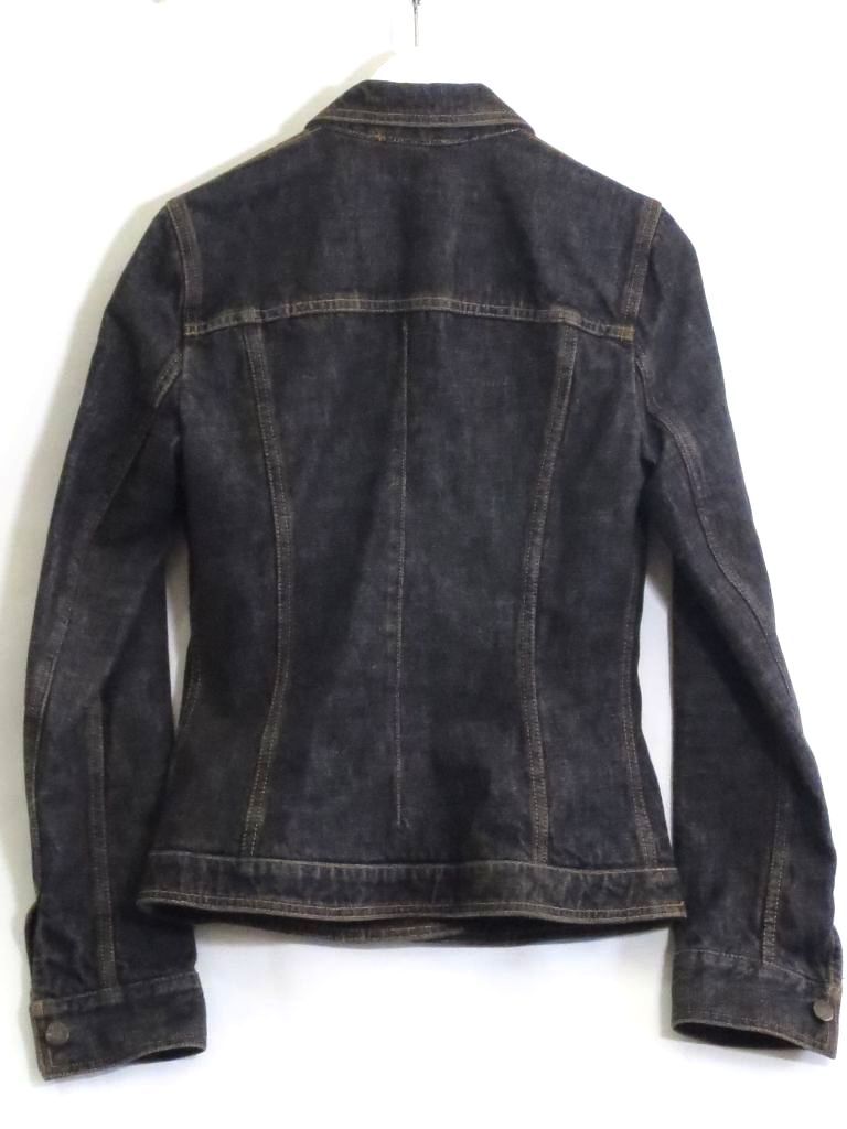 DOLCE&GABBANA リアルファー付きデニムジャケット S Dolce & Gabbana