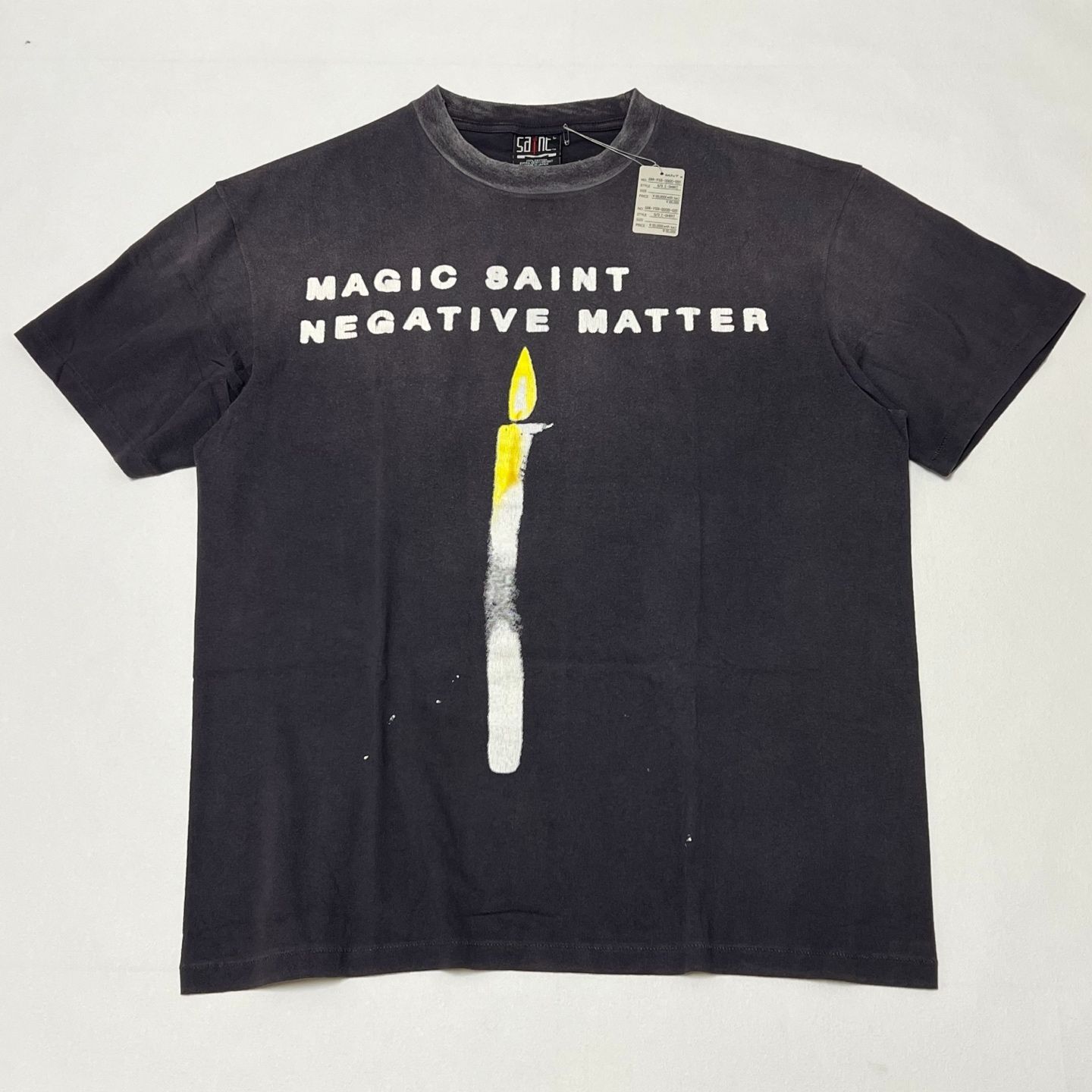 SAINT Mxxxxxx CANDLE SS TEE/BLK - メルカリ